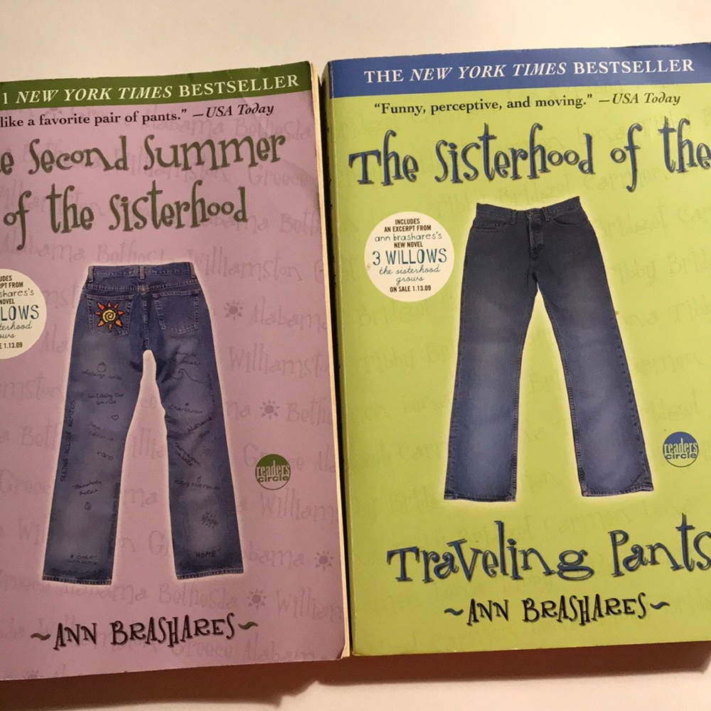 First and second book of The sisterhood of the Traveling pants